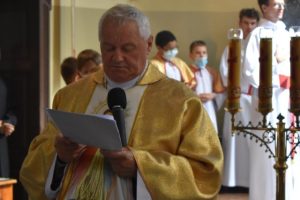 Wprowadzenie nowego księdza proboszcza - ks. Grzegorza Garbacza